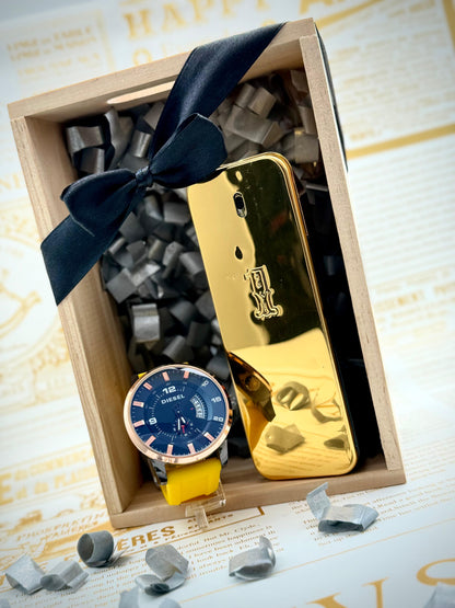 COMBO RELOJ +PERFUME HOMBRE