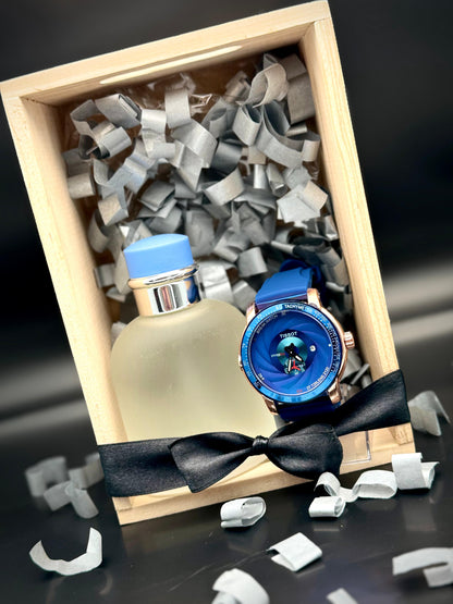 COMBO RELOJ +PERFUME HOMBRE